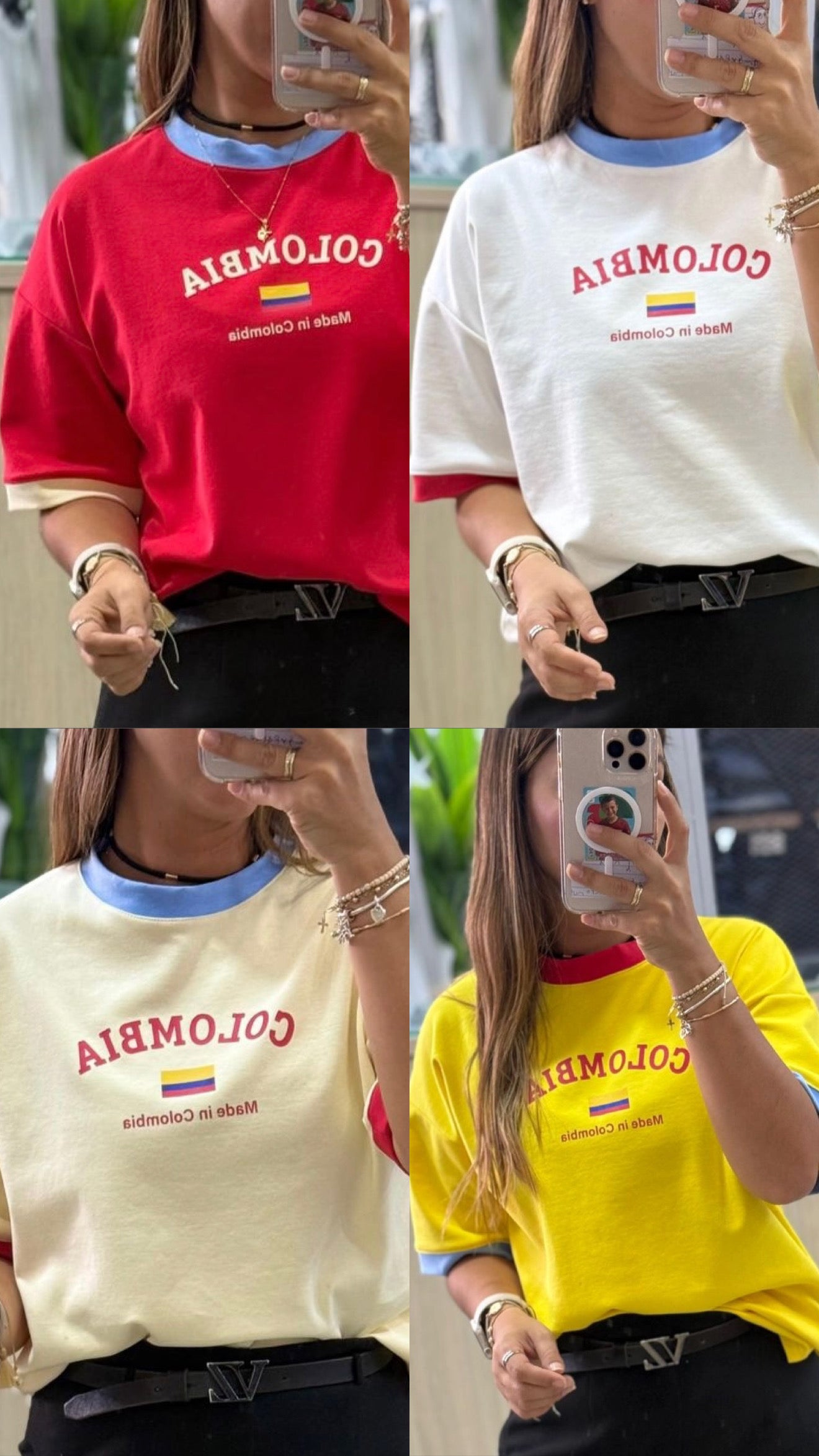 OVERSIZE +57 ❤️💙💛